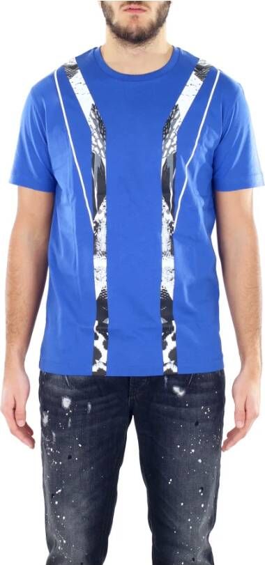 Les Hommes T-shirts Blauw Heren