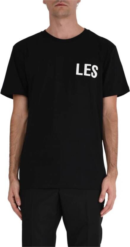 Les Hommes T-shirts Zwart Heren