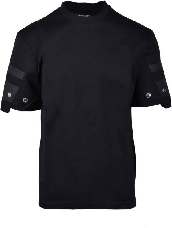 Les Hommes T-Shirts Zwart Heren