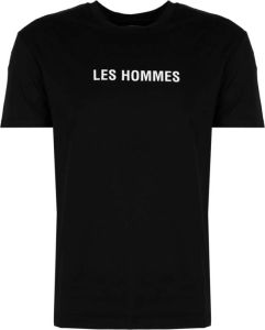 Les Hommes T-Shirts Zwart Heren