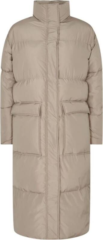 Levete Room Donsjassen voor dames Blijf warm en stijlvol Beige Dames