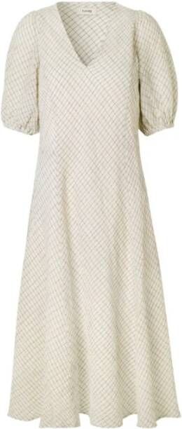 Levete Room Kivi Gelegenheidsjurk Beige Dames