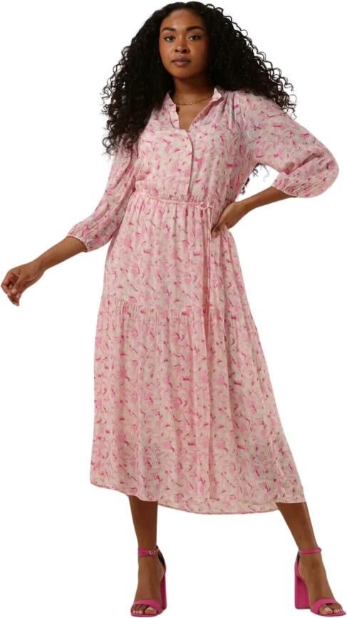 Levete Room Anja Midi Jurk Roze Pink Dames - Foto 2