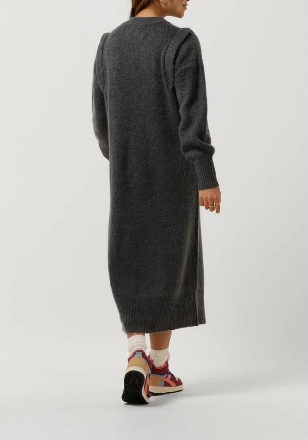Levete Room Midi Jurk Lr-cille 27 Grijs Gray Dames - Foto 4