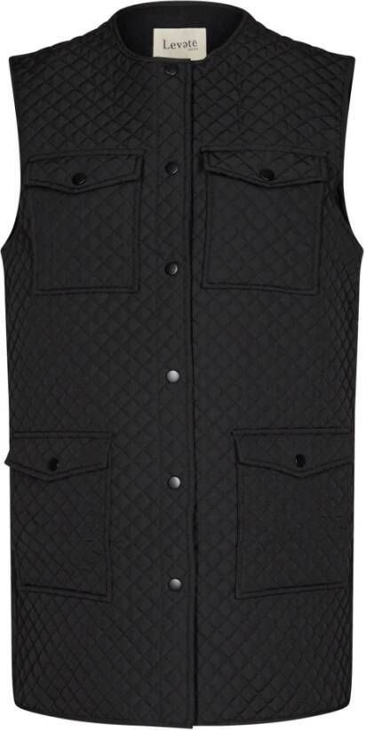 Levete Room Magnolia 3 Vest Zwart Dames