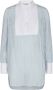 Levete Room Oversized Gestreepte Blouse Blauw Dames - Thumbnail 1