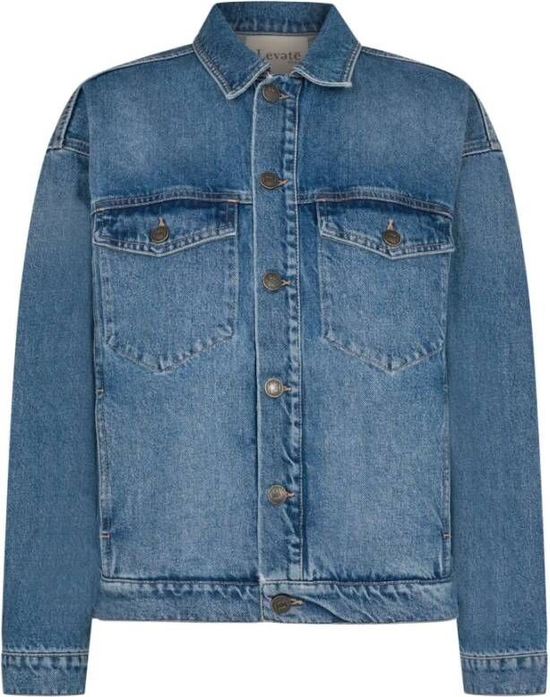 Levete Room Rachel 1 Denim Jack Blauw Dames