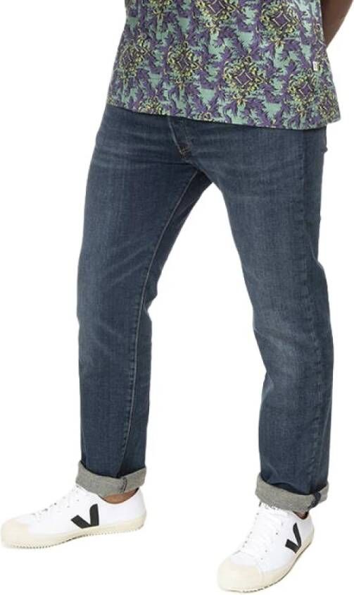 Levi's 501 Origninal Block Jeans Blauw Heren