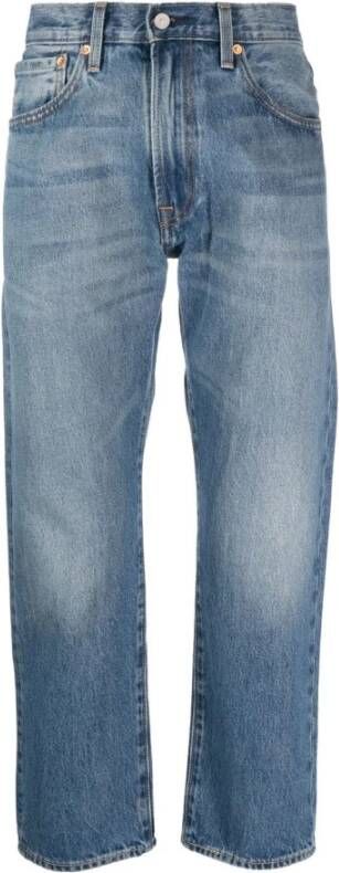 Levi's 551Z Straight-Leg Crop Jeans Blauw Heren