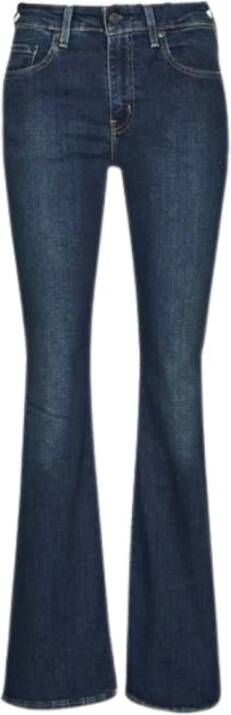 Levi's Slim-fit jeans met hoge taille en uitlopende pijpen Blue Dames - Foto 13