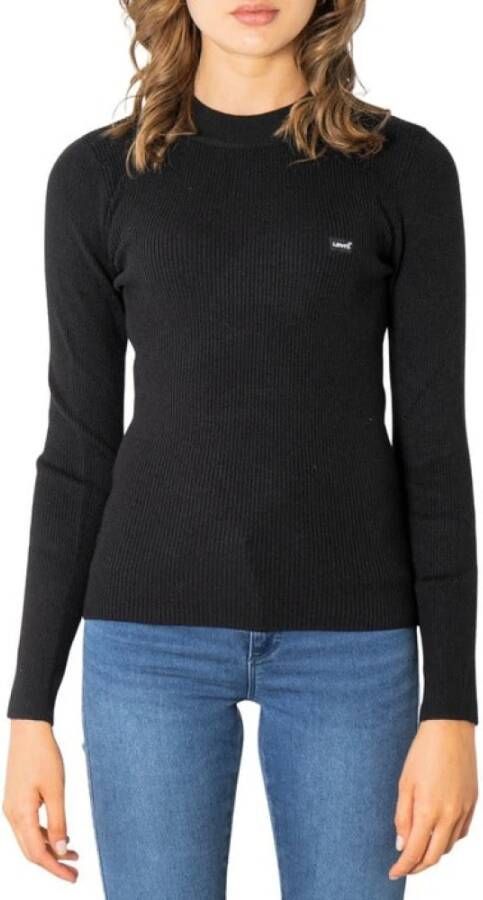 Levi's Zwart Gebreid Kledingstuk met Lange Mouwen Black Dames - Foto 3