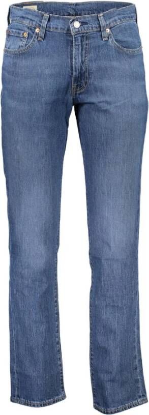 Levi's Blauwe effen jeans met ritssluiting en knoopsluiting Blue Heren - Foto 20