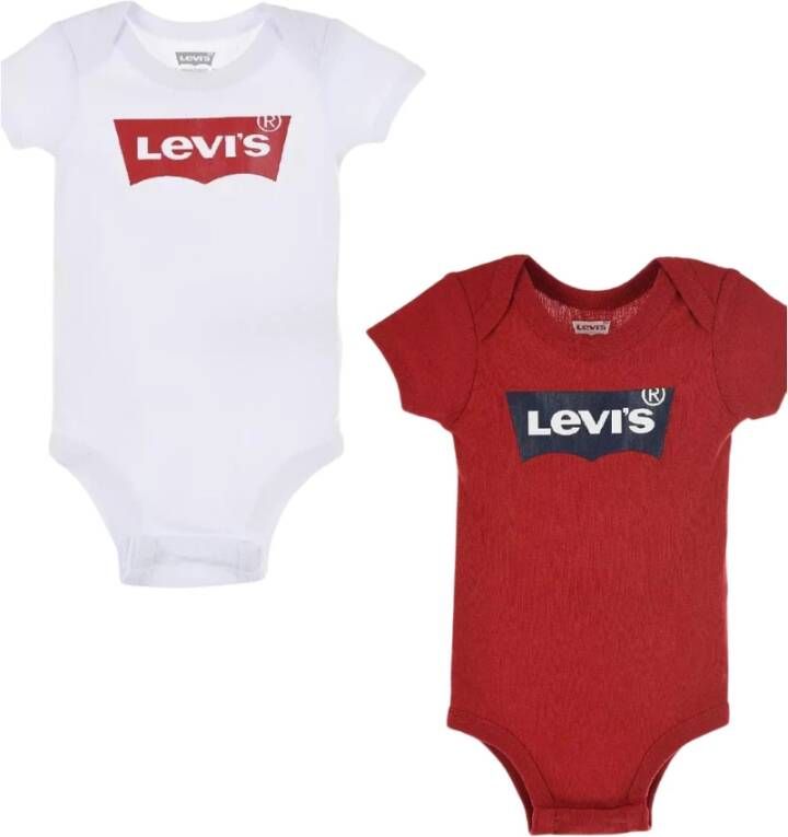 Levi's Kidswear Body met korte mouwen BATWING 2PK BODYSUIT UNISEX van Levi's Kids voor baby's (2-delig) - Foto 7