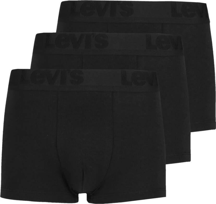 Levi's Boxershorts 3-Pack Uni Zwart Heren