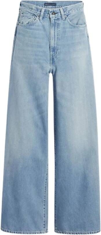 Levi's Brede jeans Blauw Dames