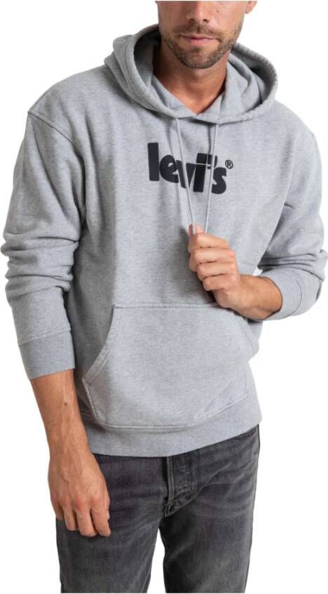 Levi's Heren Grijze Print Sweatshirt Gray Heren