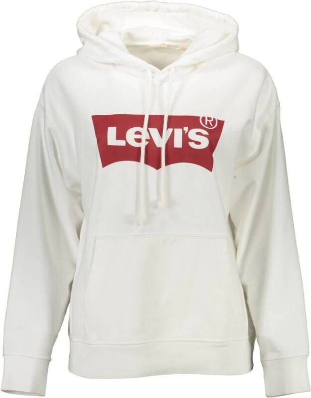 Levi's Stijlvol wit katoenen sweatshirt met capuchon White Dames - Foto 3
