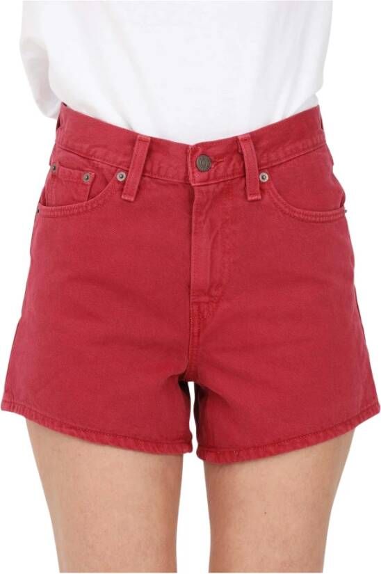 Levi's Casual Shorts Rood Dames