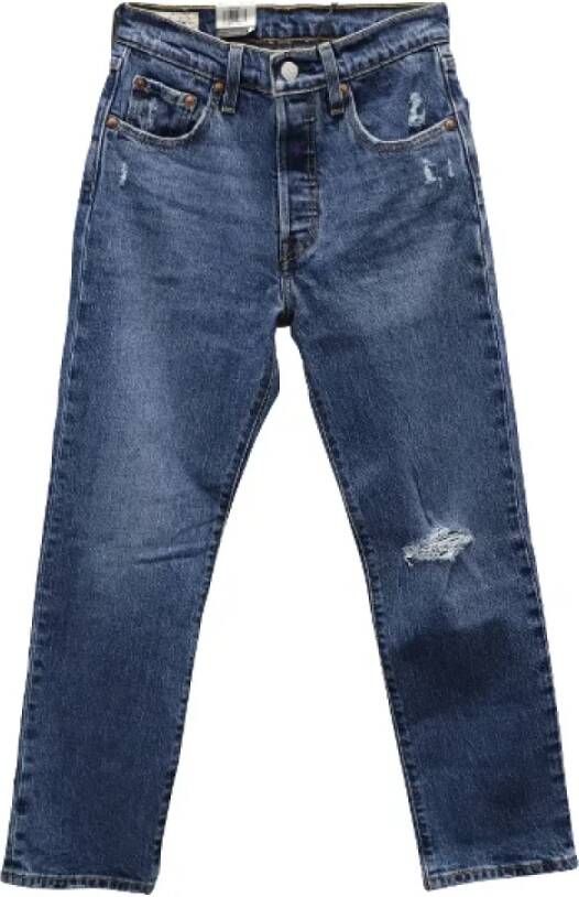 Levi's Cotton jeans Blauw Dames