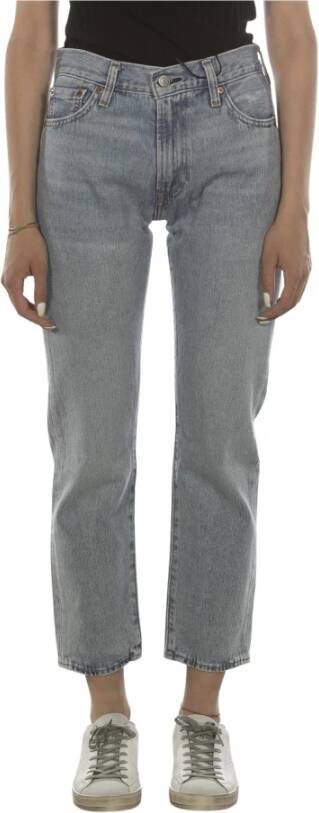 Levi's Cropped spijkerbroek Blauw Dames