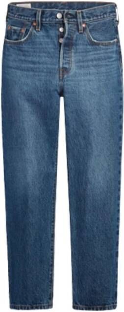 Levi's Cropped spijkerbroek Blauw Dames