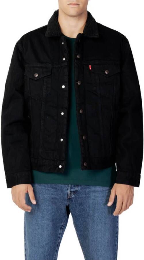 Levi's Denim Jackets Zwart Heren