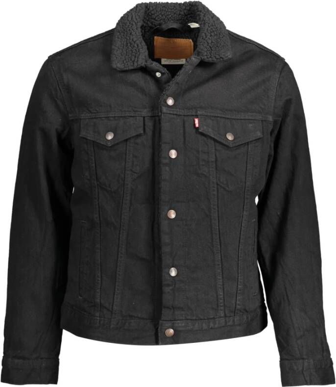 Levis Levi's Type 3 Sherpa Trucker Berk Sherpa Spijkerjassen Kleding black maat: S beschikbare maaten:S - Foto 3