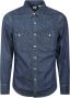 Levi's Heren Denim Overhemd met Klassieke Kraag en Lange Mouwen Blauw Heren - Thumbnail 4