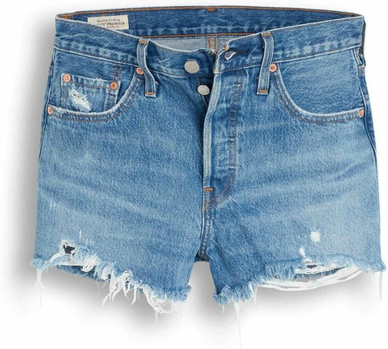 Levi's Denim Shorts Blauw Dames