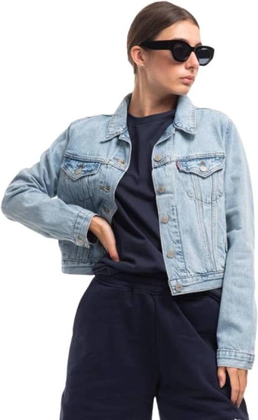 Levi's Trucker Jacket Blauw Dames