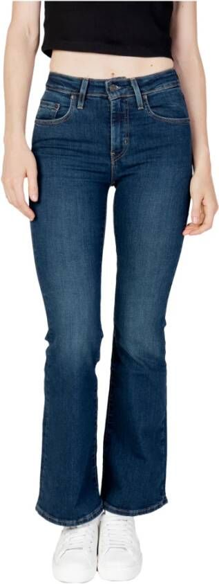 Levi's Flared Jeans Blauw Dames