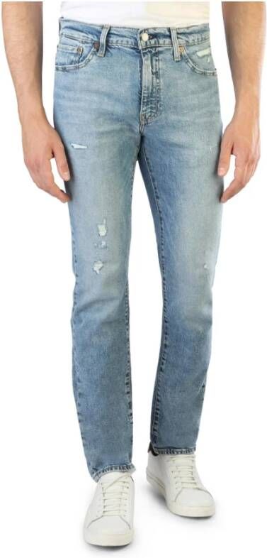 Levi's Heren Slim Fit Rits Jeans Blauw Heren