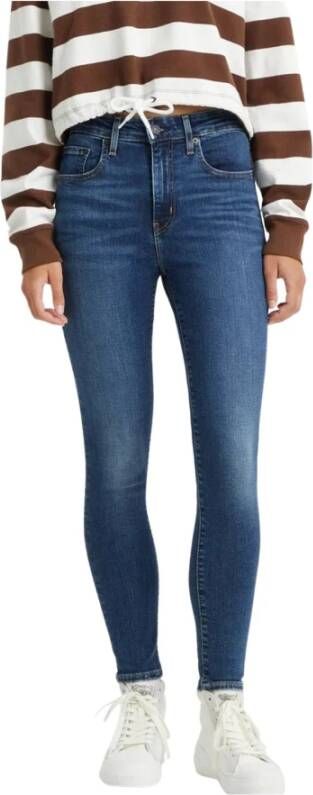 Levi's High Rise Skinny Jeans Blauw Dames