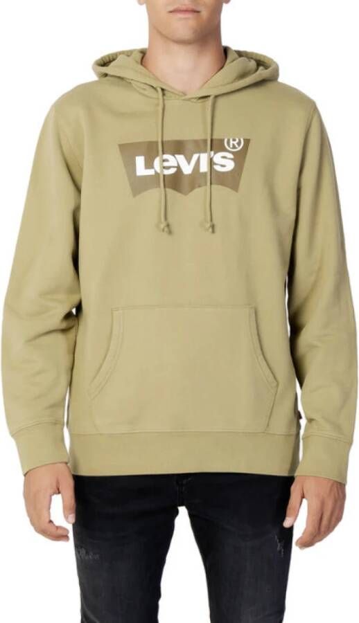 Levi's Standaard grafische hoodie BW Ssnl Hoodie C 38424-0019 Groen Heren