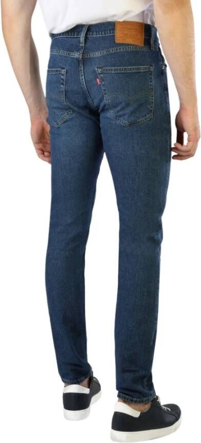 Levi's Heren Slim-Fit Jeans met Ritssluiting Blue Heren
