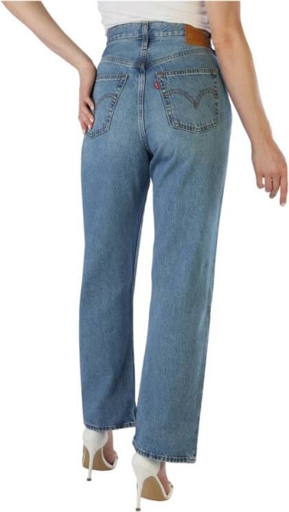 Levi's Ribcage cropped high waist straight fit jeans light indigo - Foto 12