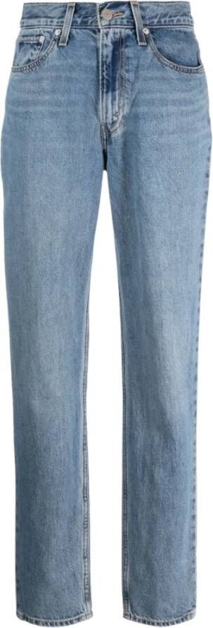 Levi's Hoog getailleerde relaxte jeans met taps toelopende pijpen Blauw Dames - Foto 5