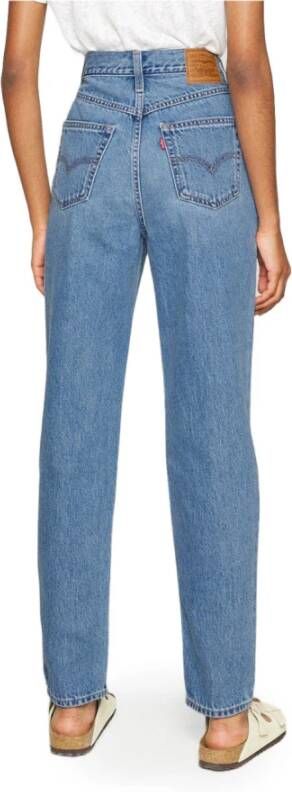 Levi's Hoog getailleerde relaxte jeans met taps toelopende pijpen Blauw Dames - Foto 10