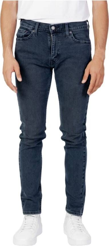 Levi's Indigo Blauwe Low-Rise Slim-Fit Jeans Blue Heren