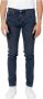 Levi's Indigo Blauwe Low-Rise Slim-Fit Jeans Blue Heren - Thumbnail 1