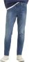 Levi's Slim Fit Blauwe Katoenen Jeans met Gewassen Effect Blue Heren - Thumbnail 2