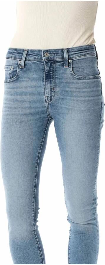 Levi's 721 high waist skinny jeans light blue denim - Foto 14