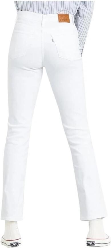 Levi's 724 high waist straight fit jeans western white - Foto 3