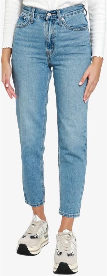 Levi's Hoog getailleerde relaxte jeans met taps toelopende pijpen Blauw Dames - Foto 6