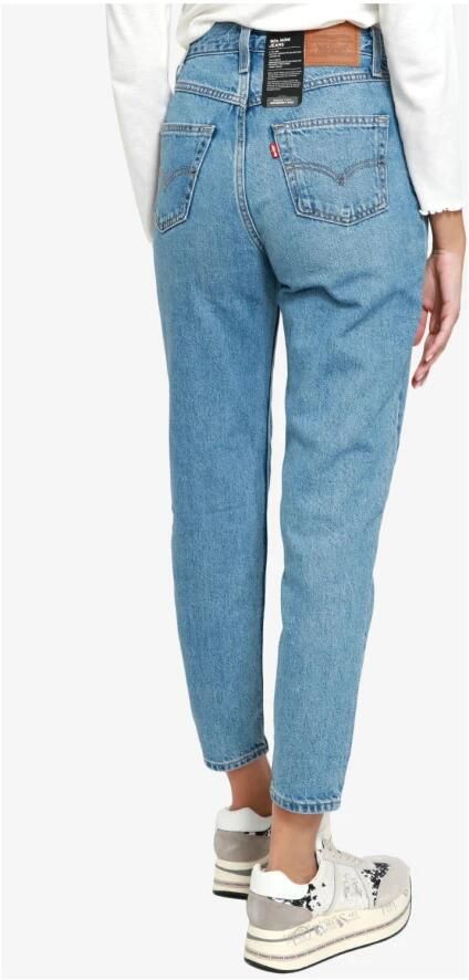 Levi's Hoog getailleerde relaxte jeans met taps toelopende pijpen Blauw Dames - Foto 3