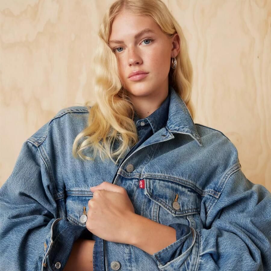 Levi's Jeansjack 90S TRUCKER met turn-down kraag - Foto 4