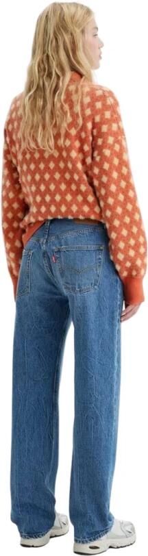 Levi's Blauwe Jeans met Versleten Effect Blue Dames - Foto 4