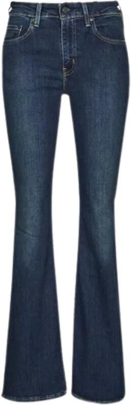 Levi's Slim-fit jeans met hoge taille en uitlopende pijpen Blue Dames - Foto 14