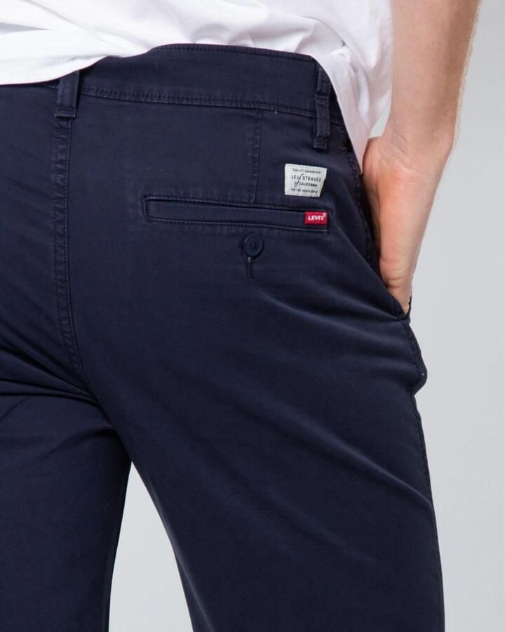 Levi's Blauwe Herenshorts met Rits- en Knoopsluiting Blauw Heren