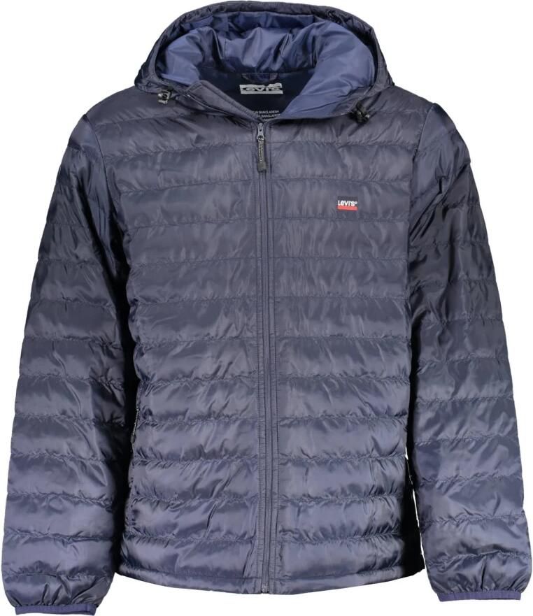 Levi's Blauwe Polyester Hoodie met Borduursel Blauw Heren